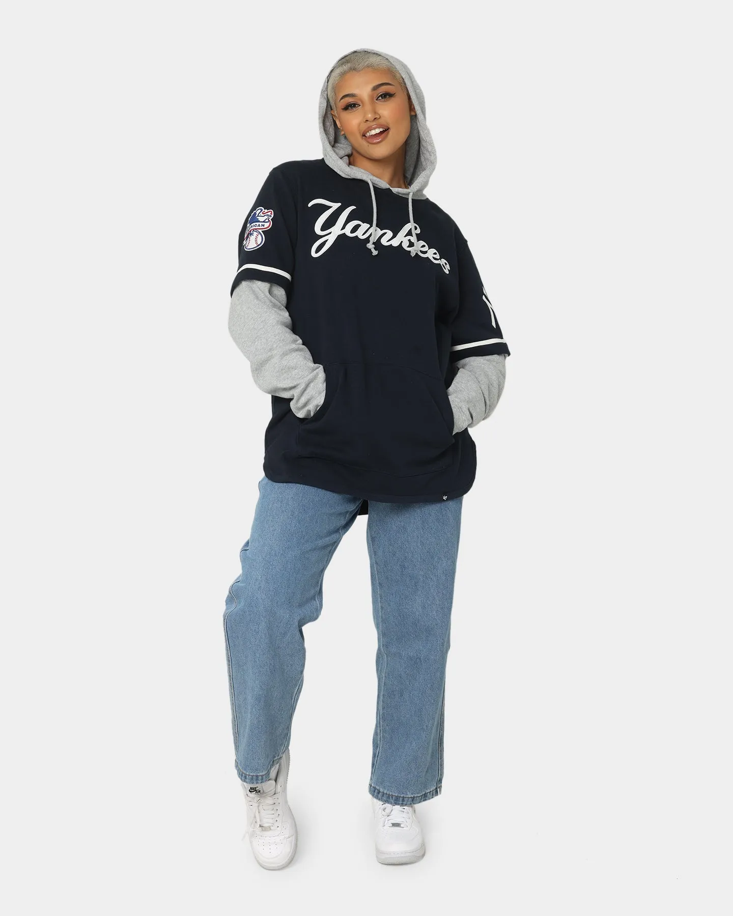 47 Brand New York Yankees Shortstop Hoodie Fall Navy