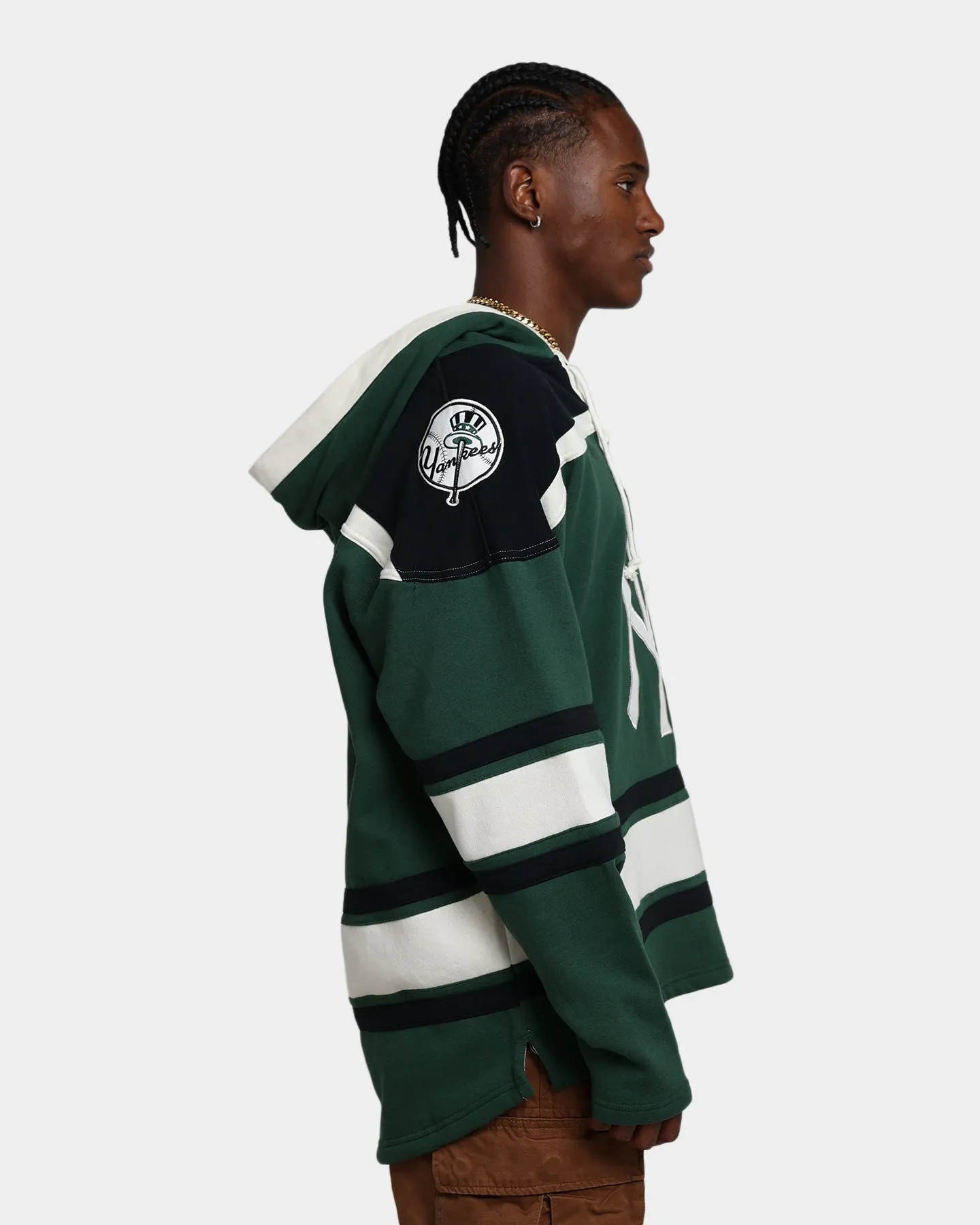 47 Brand New York Yankees Superior Lacer Hoodie Dark Green