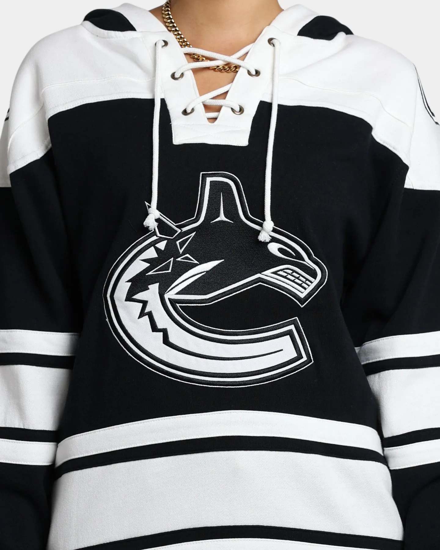 47 Brand Vancouver Canucks Superior Lacer Hoodie Jet Black