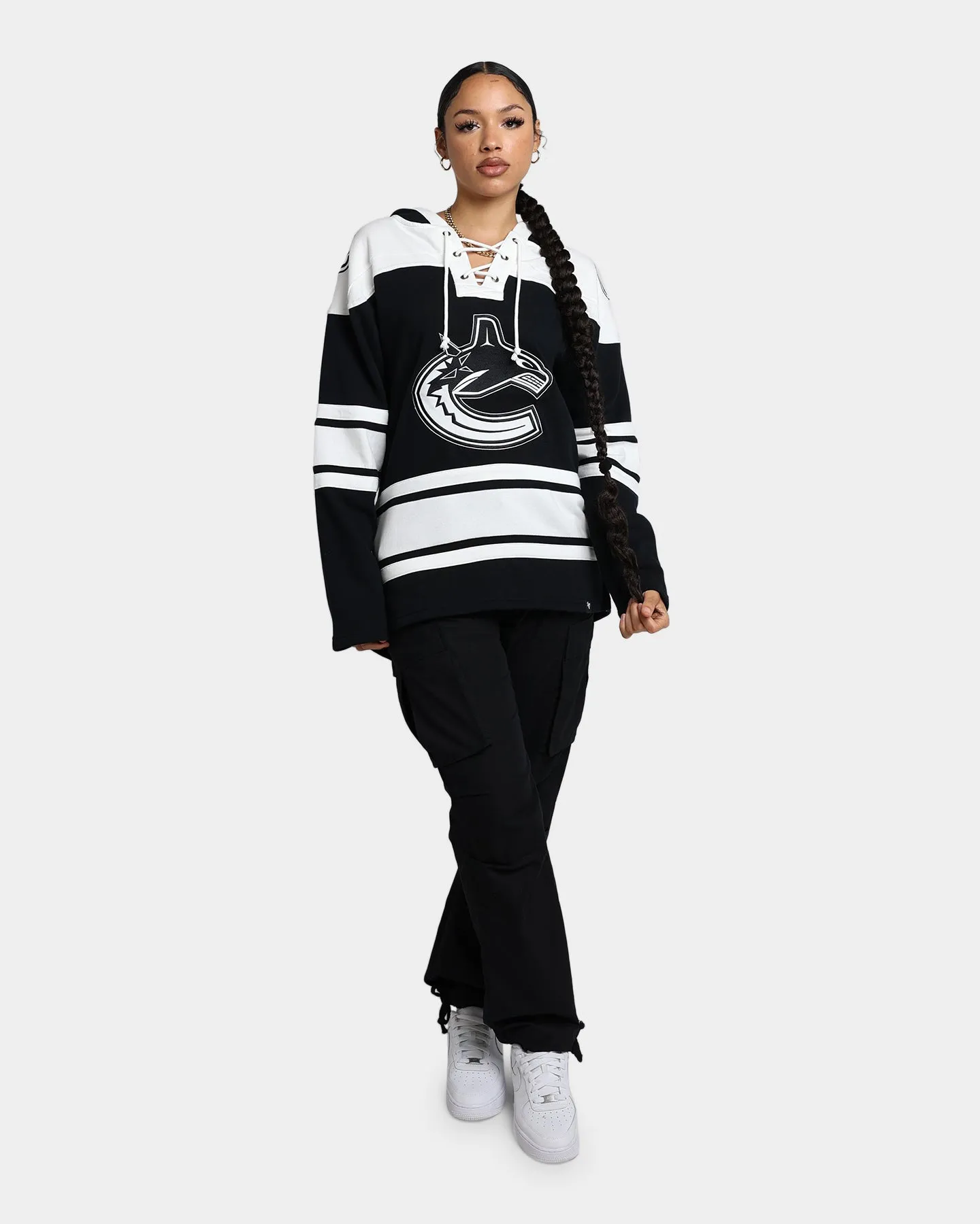47 Brand Vancouver Canucks Superior Lacer Hoodie Jet Black