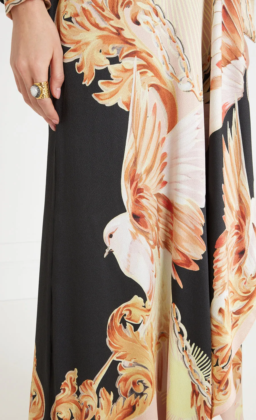 Akira Wrap Dress - Black