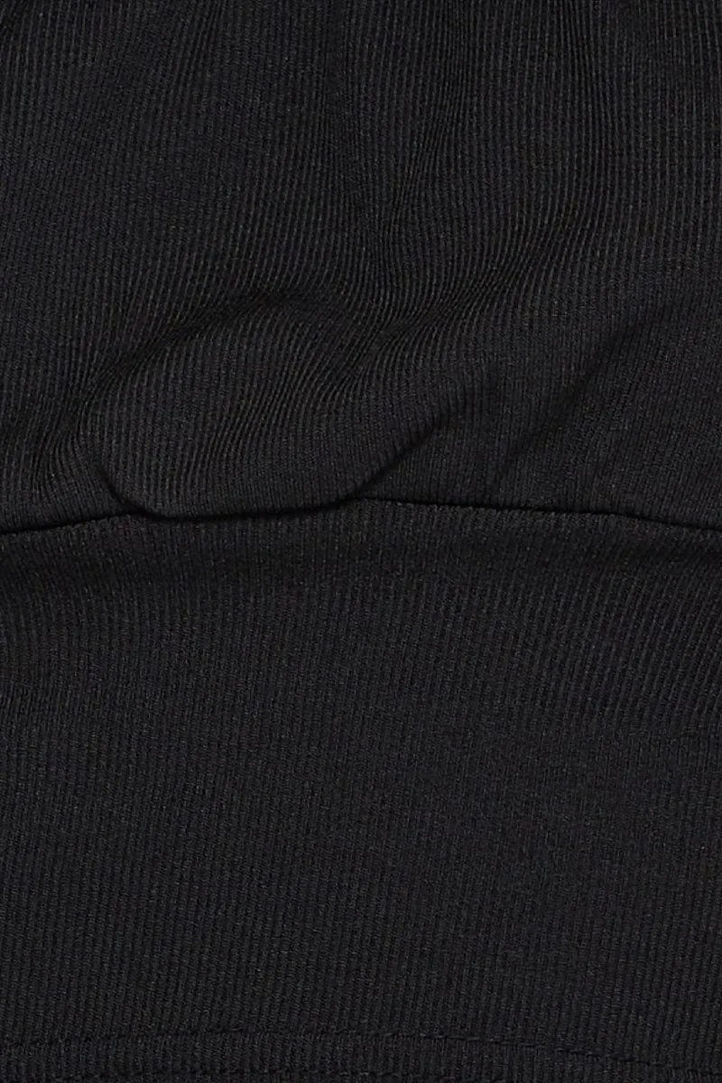 Black Crop Top