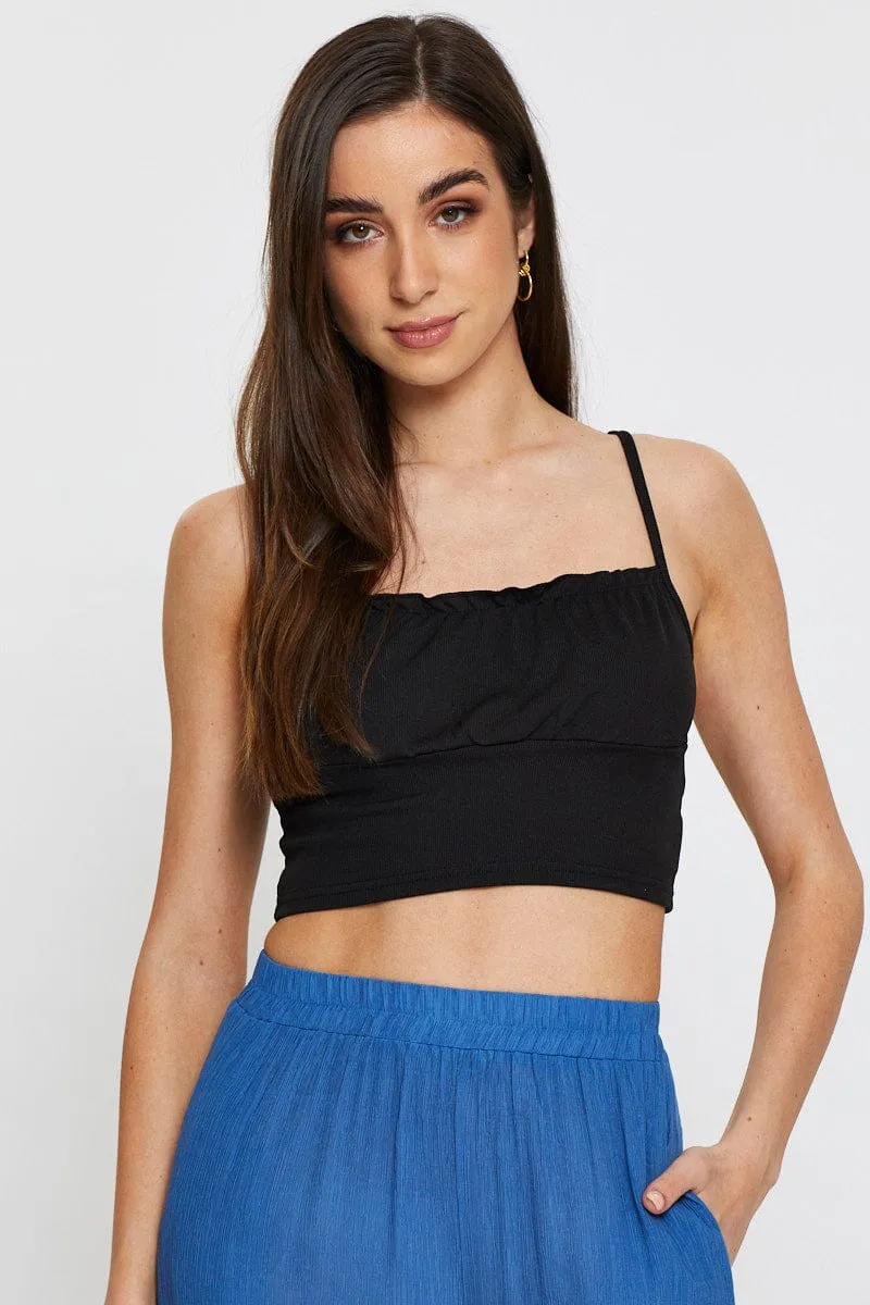 Black Crop Top