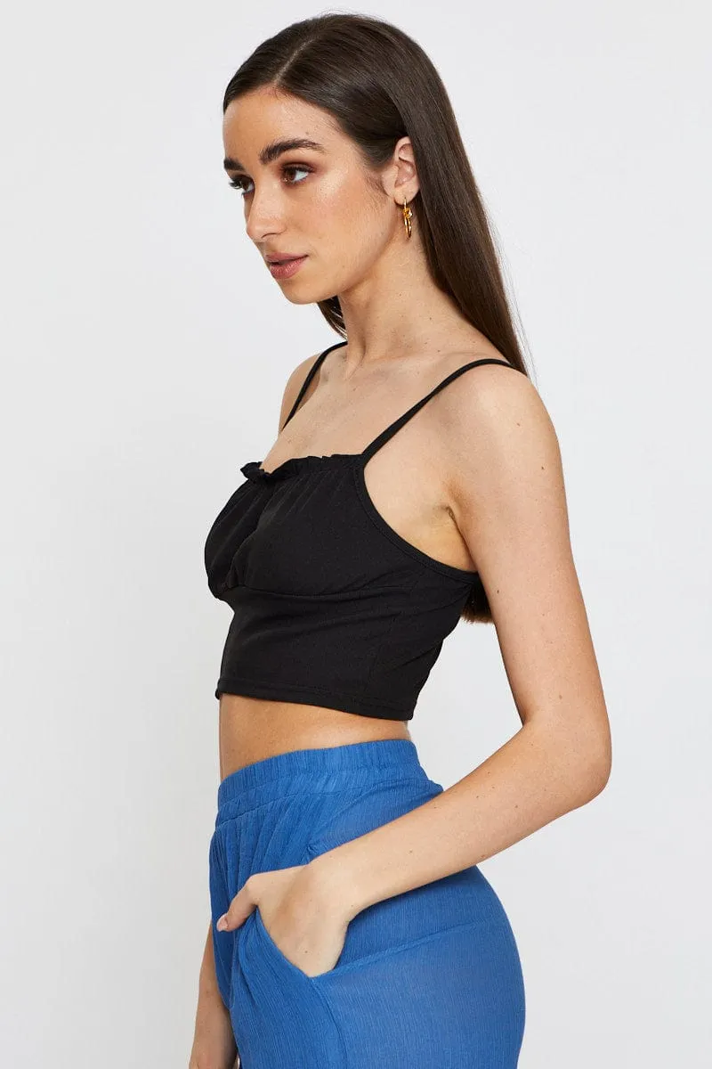 Black Crop Top
