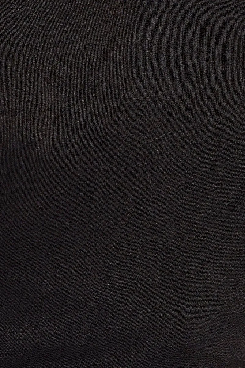 Black Slinky Shirt Long Sleeve