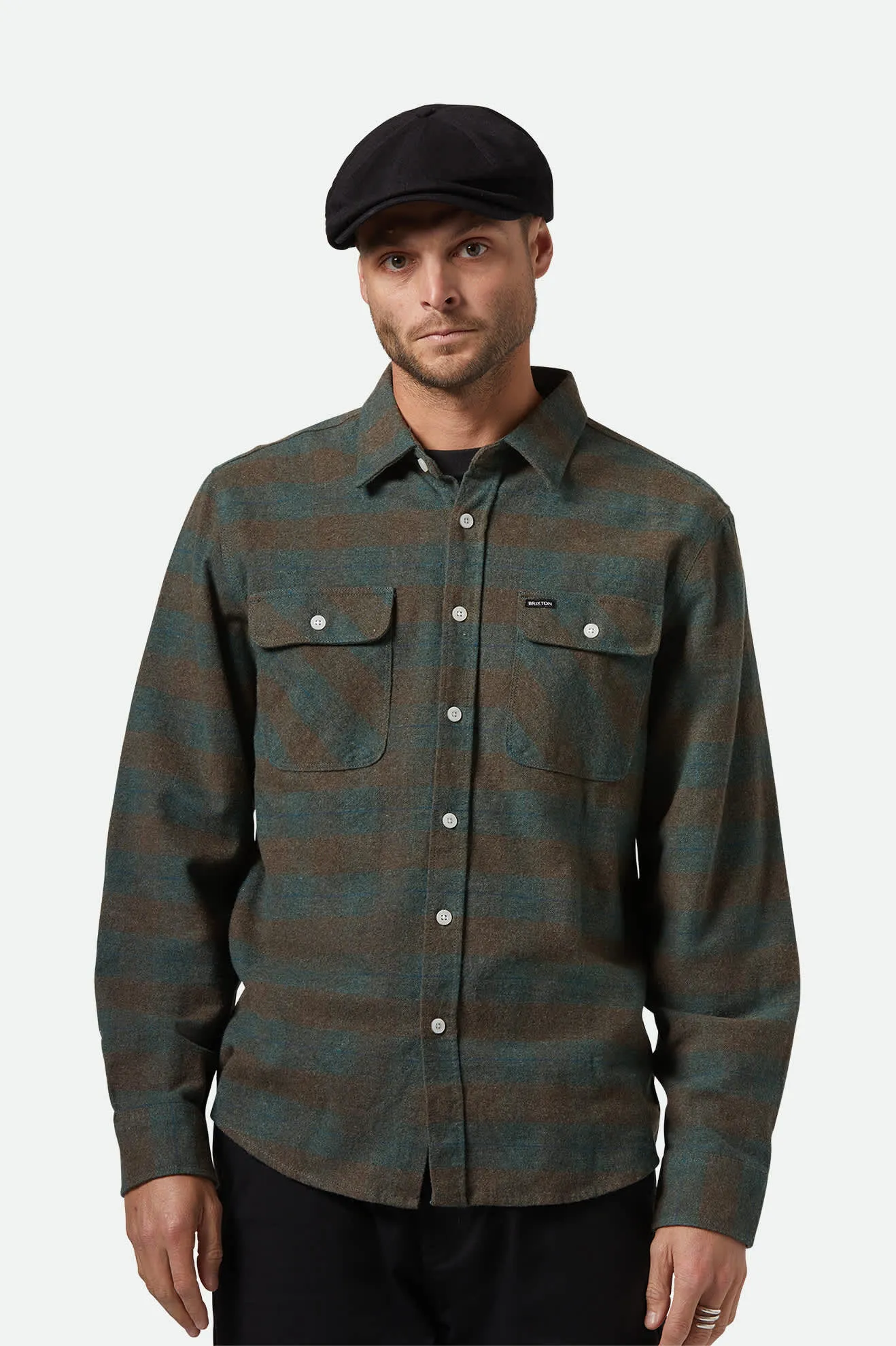 Bowery L/S Flannel - Ocean