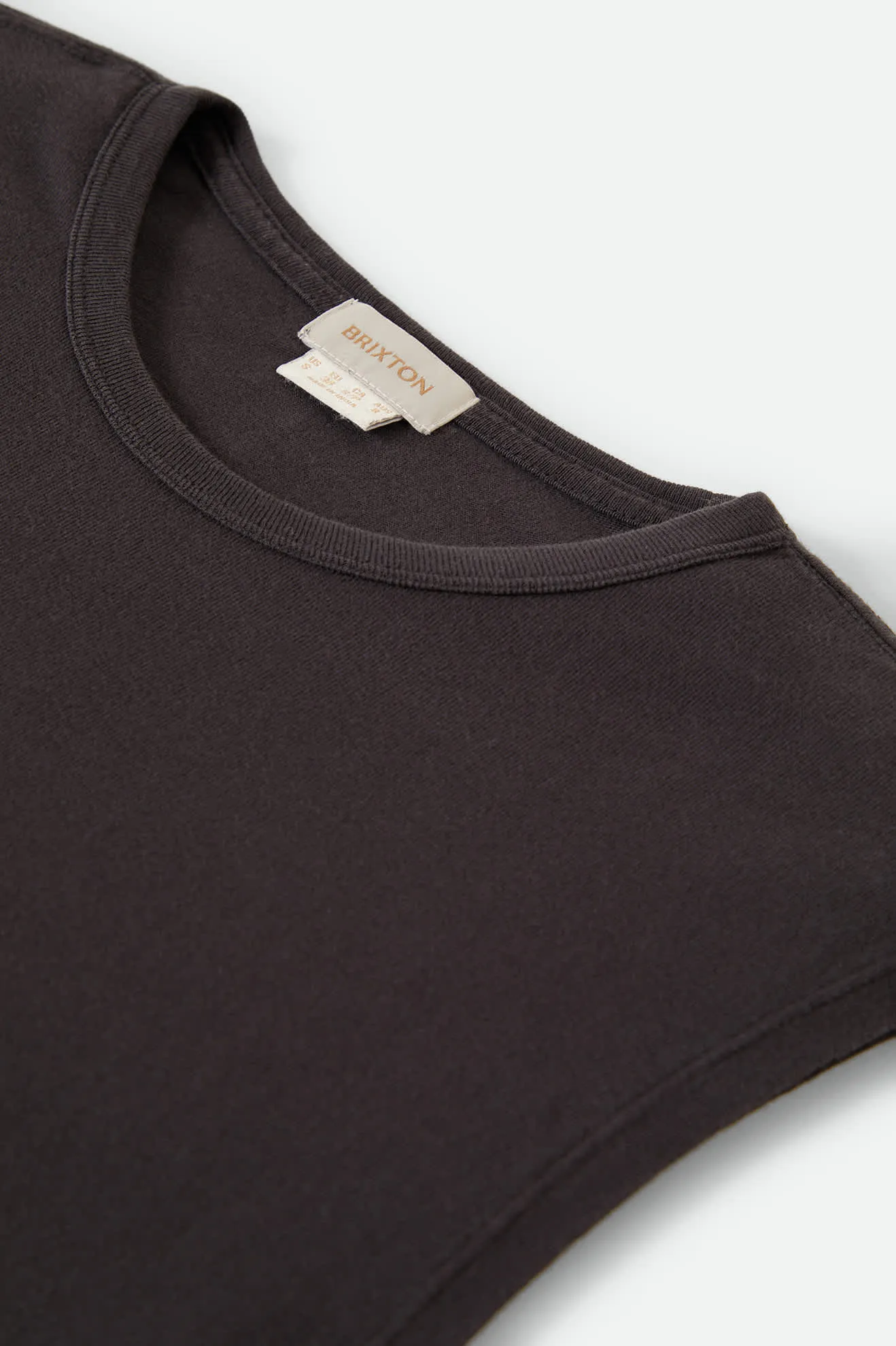 Carefree Organic Garment Dyed Muscle Tank - Black