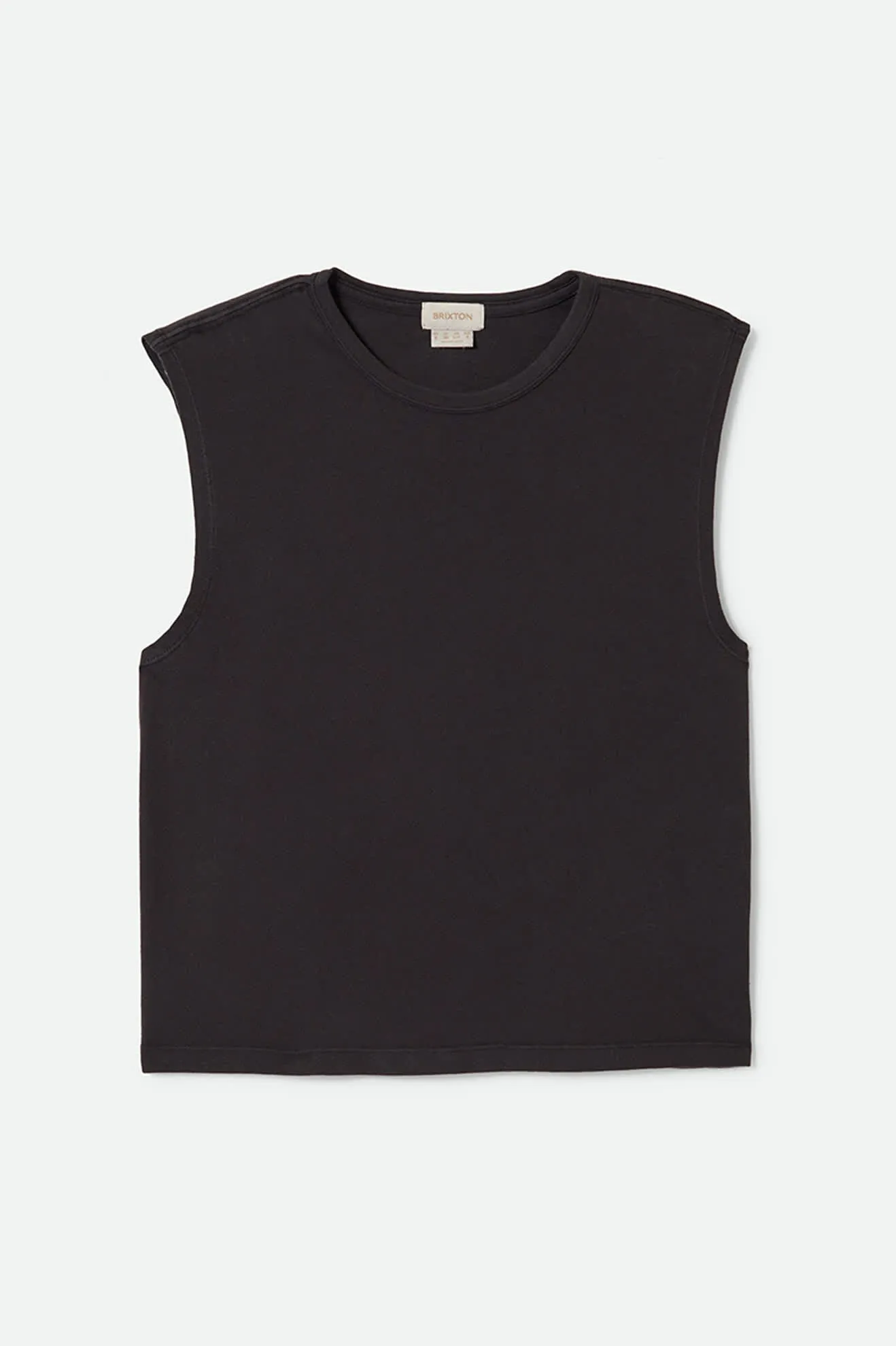 Carefree Organic Garment Dyed Muscle Tank - Black