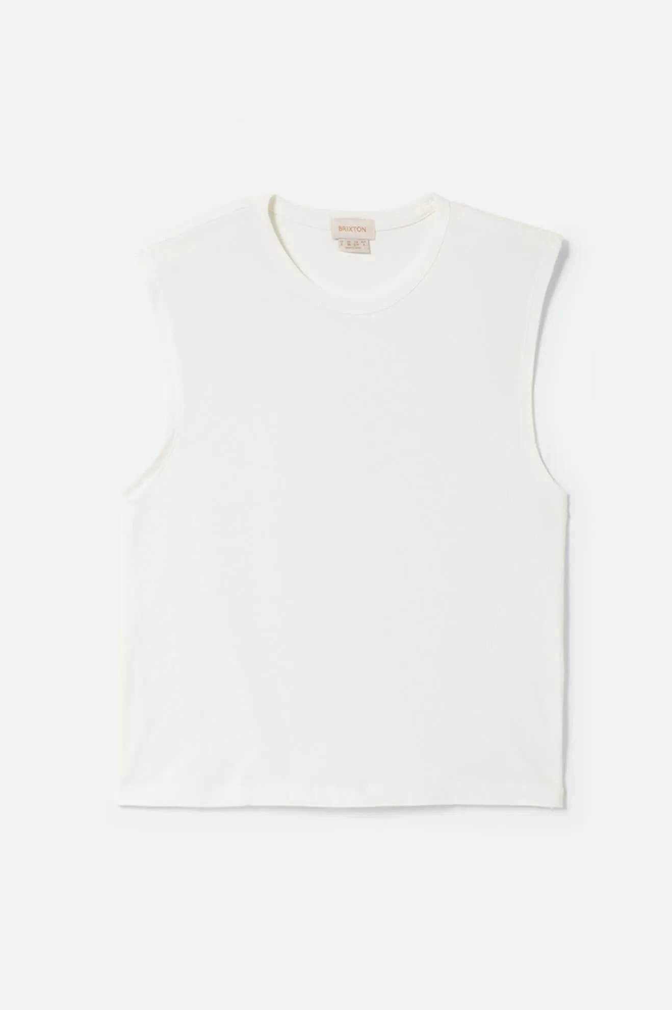 Carefree Organic Garment Dyed Muscle Tank - Off White