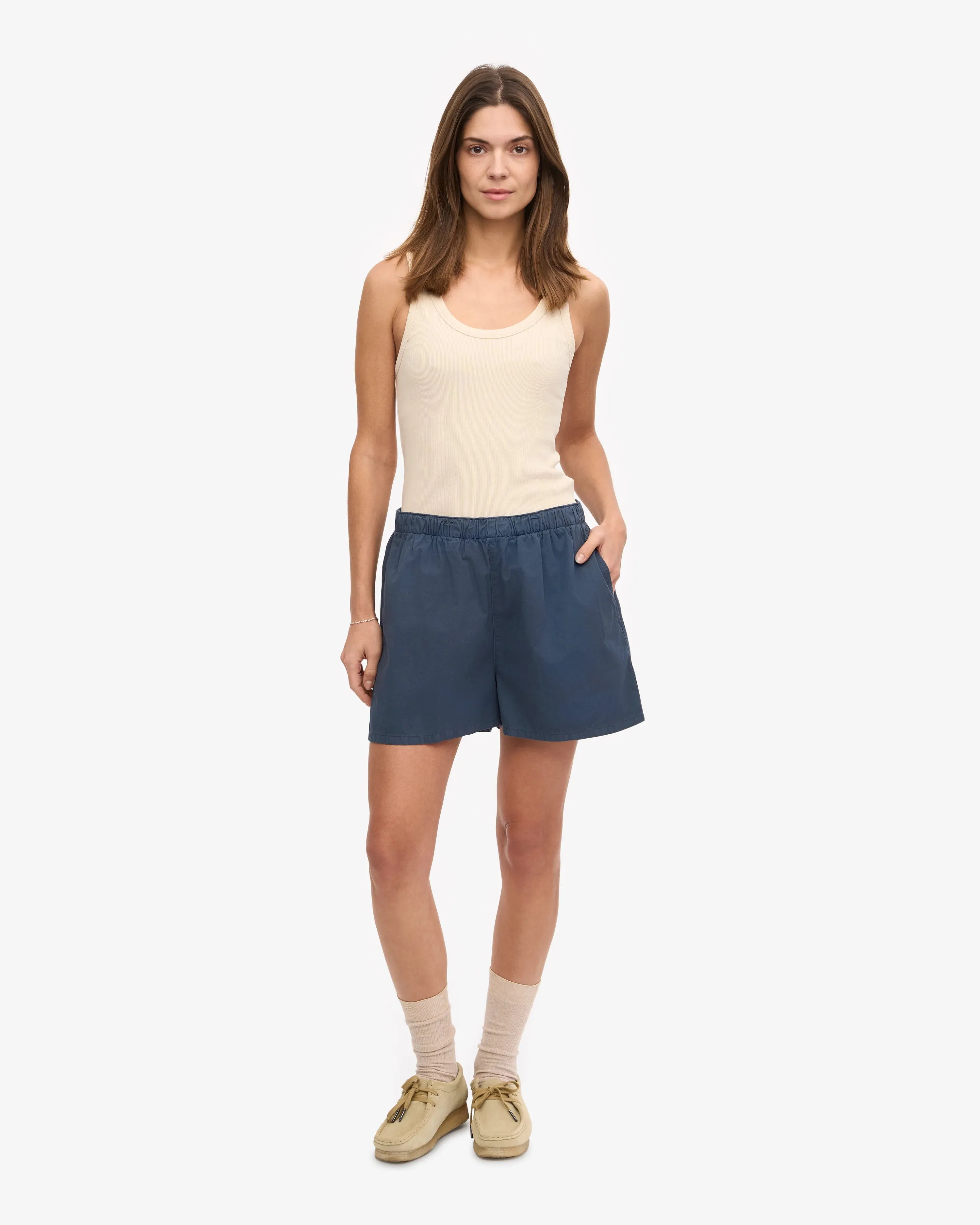 COLORFUL STANDARD - SHORT TWILL - BLEU PETROLE