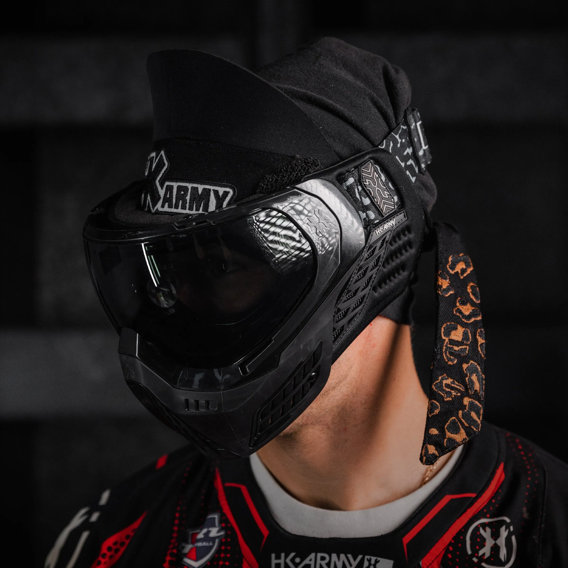 [DEADBOX] Leopard King Clawed - Black/White w/ Visor