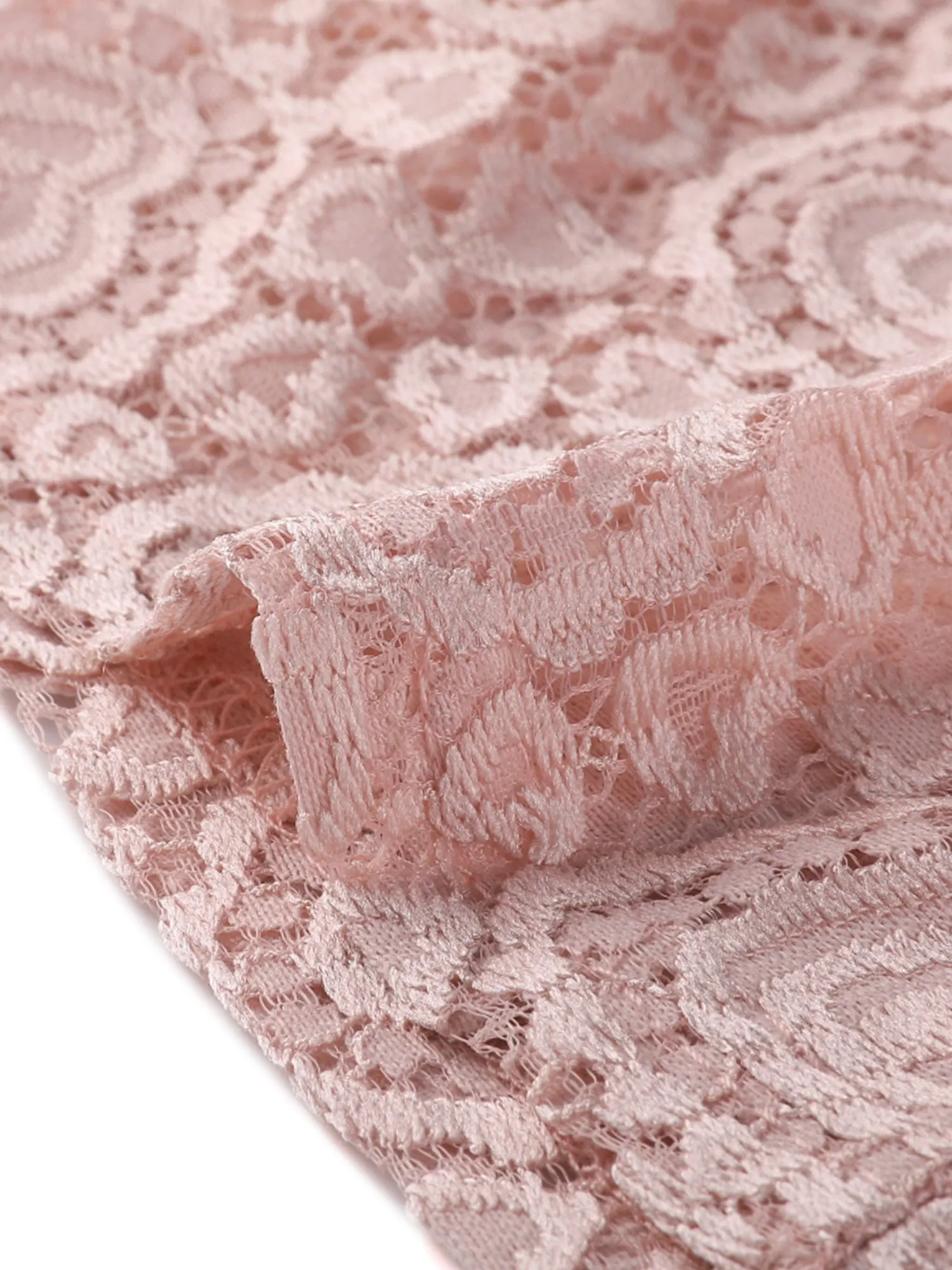 Elegant Ruffle 3/4 Sleeve Cropped Tie Front Lace Bolero Shrug