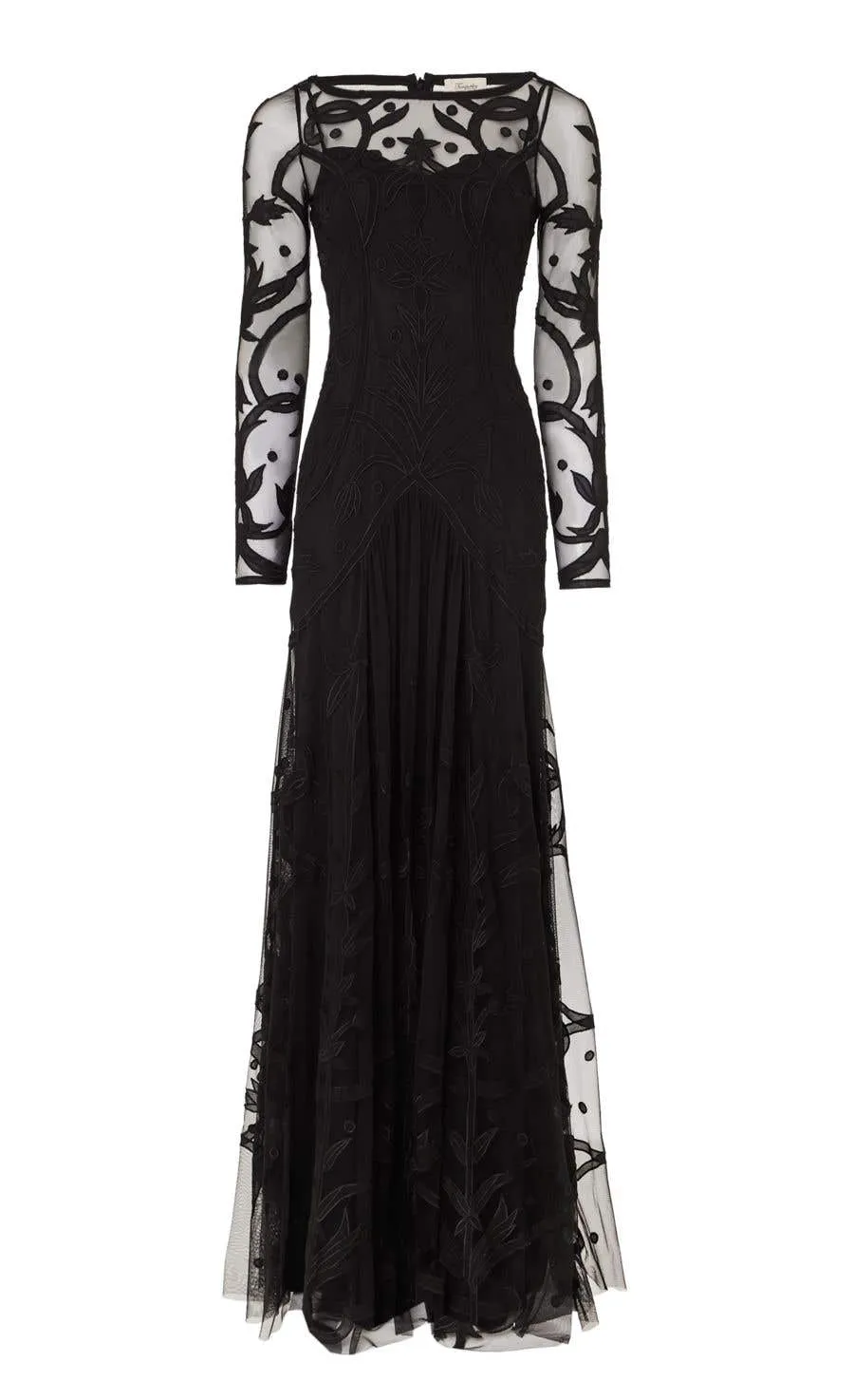 Francine Tattoo Dress - Black