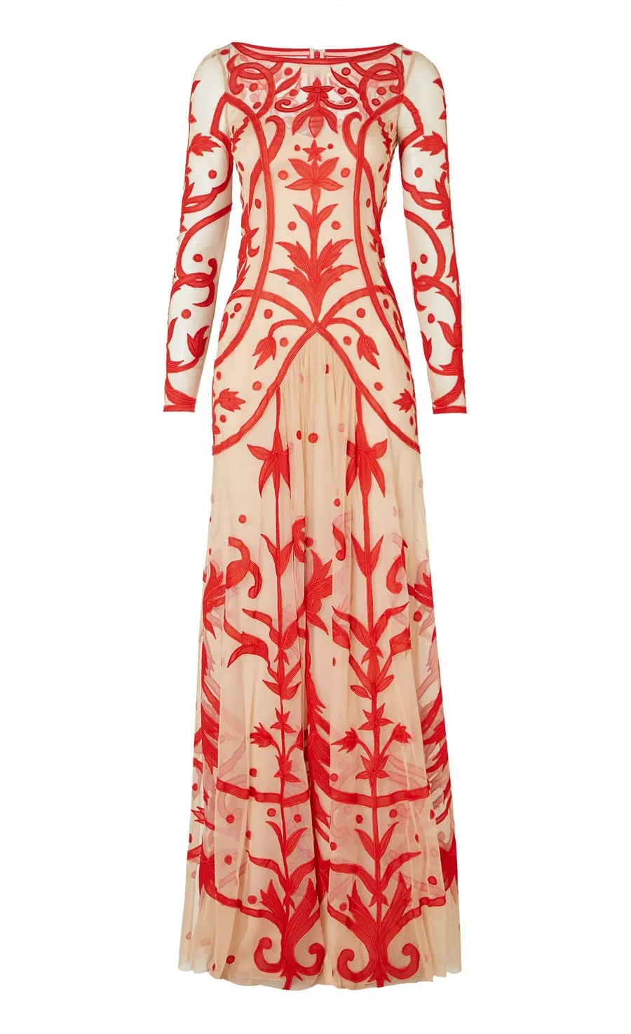 Francine Tattoo Dress - Poppy Red