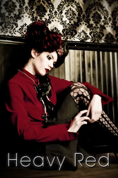 Gothic Lolita Crimson Dress Shirt