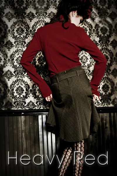 Gothic Lolita Crimson Dress Shirt