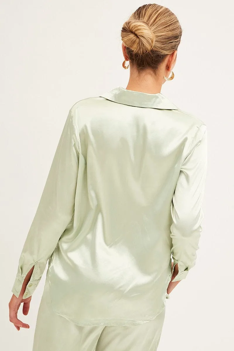 Green Long Sleeve Shirt
