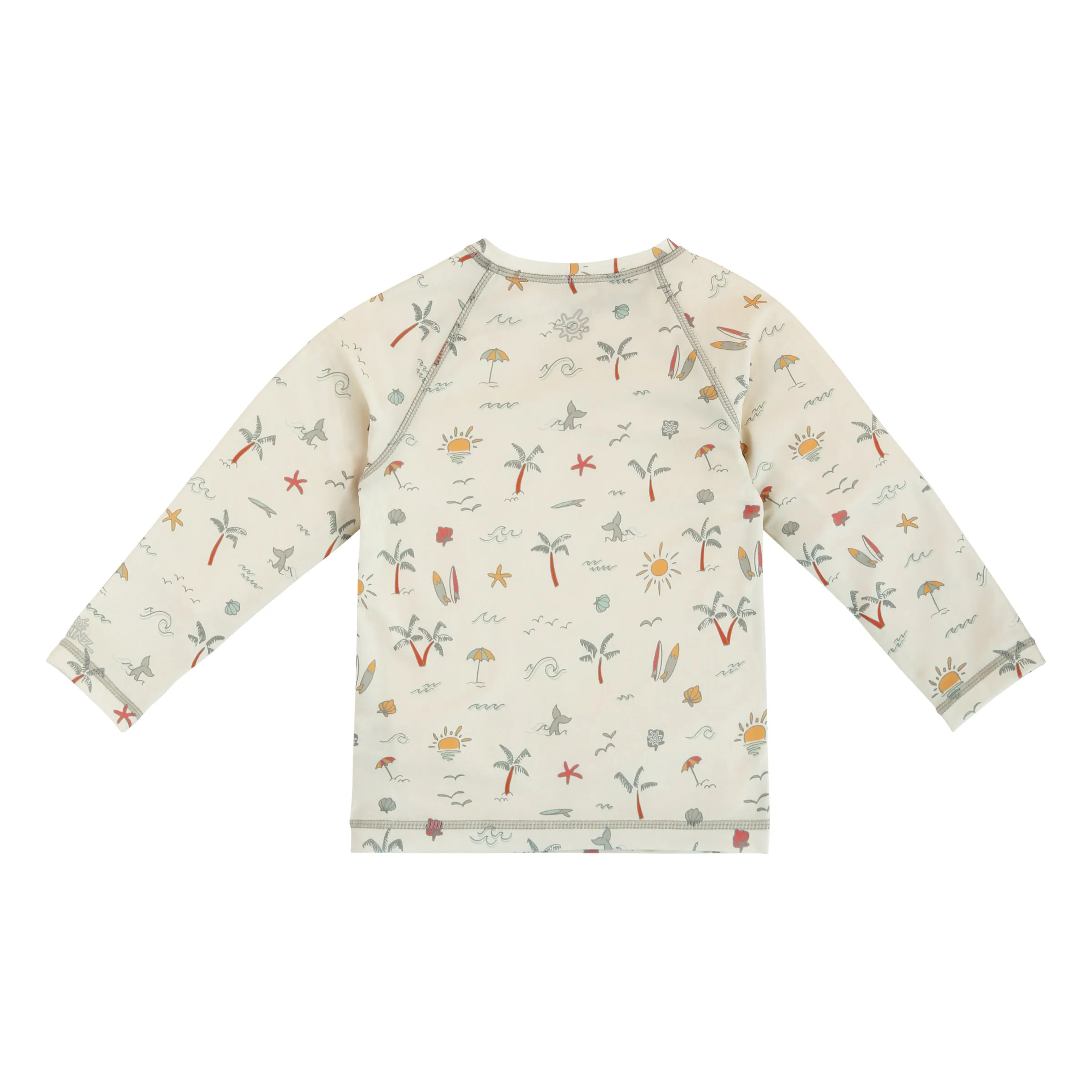 Kid's Long Sleeve Crew Sunny Swim Shirt