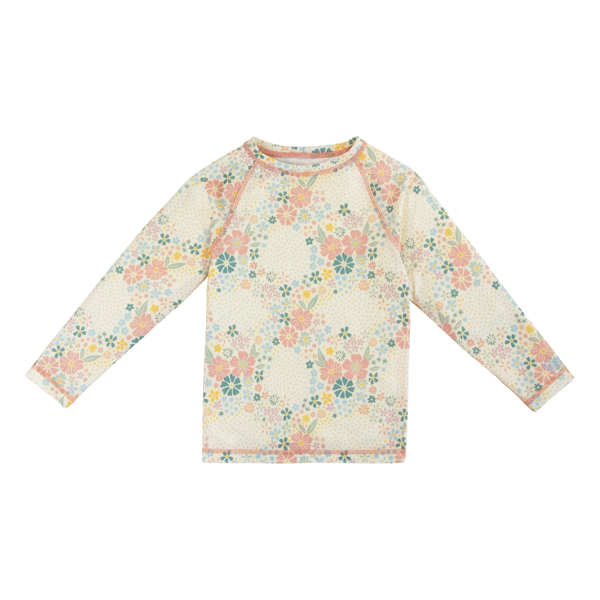 Kid's Long Sleeve Crew Sunny Swim Shirt
