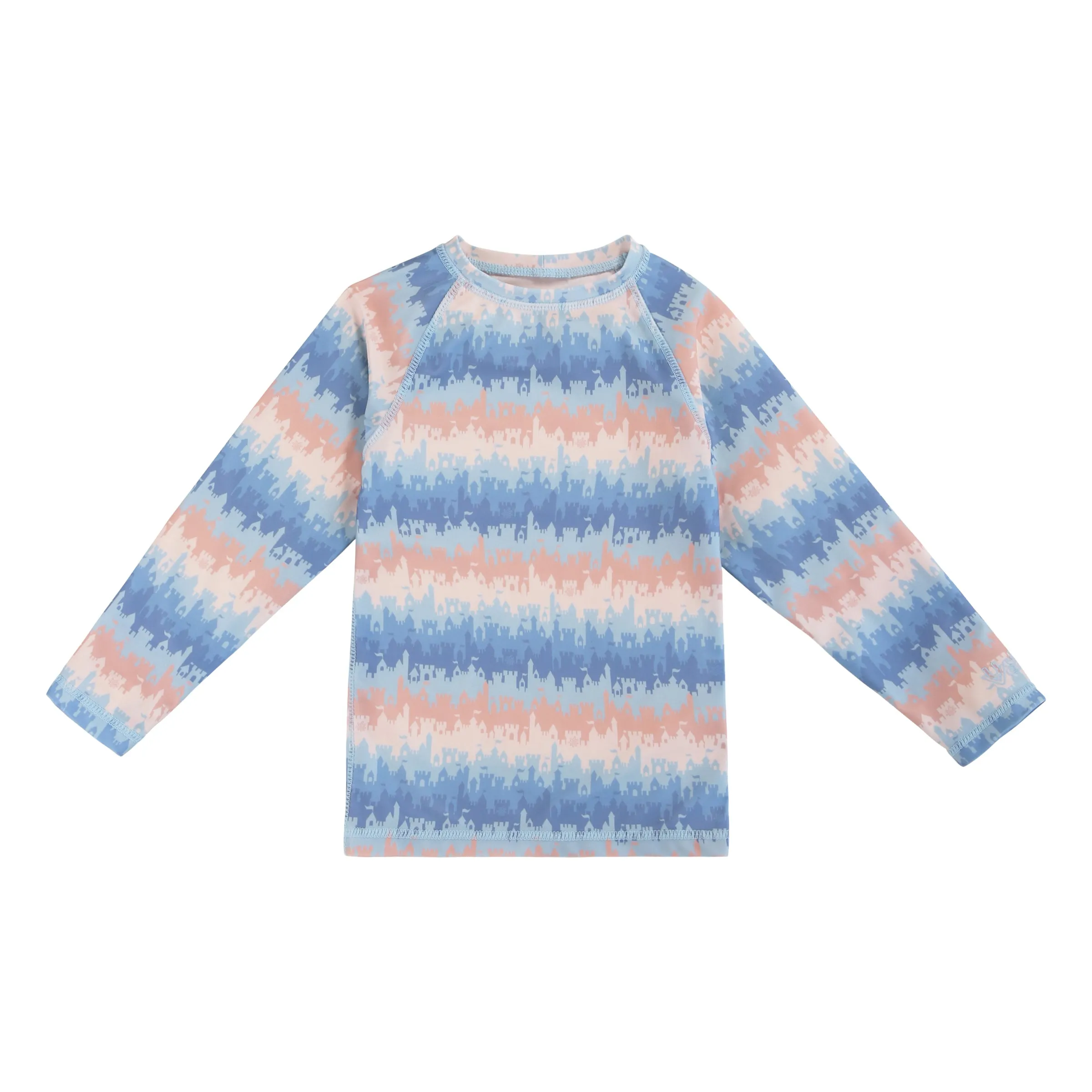 Kid's Long Sleeve Crew Sunny Swim Shirt