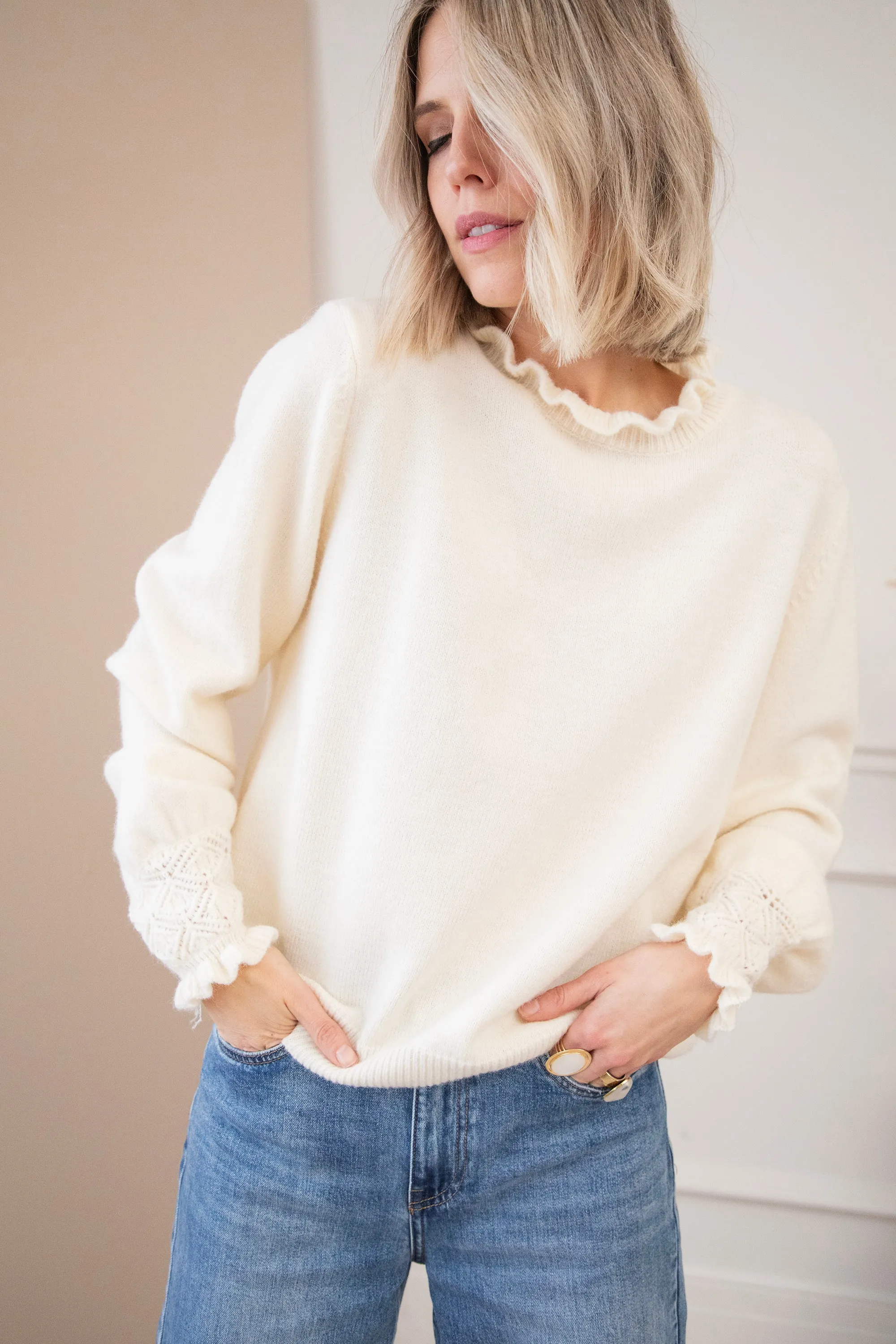 Madelyn Beige - Trui