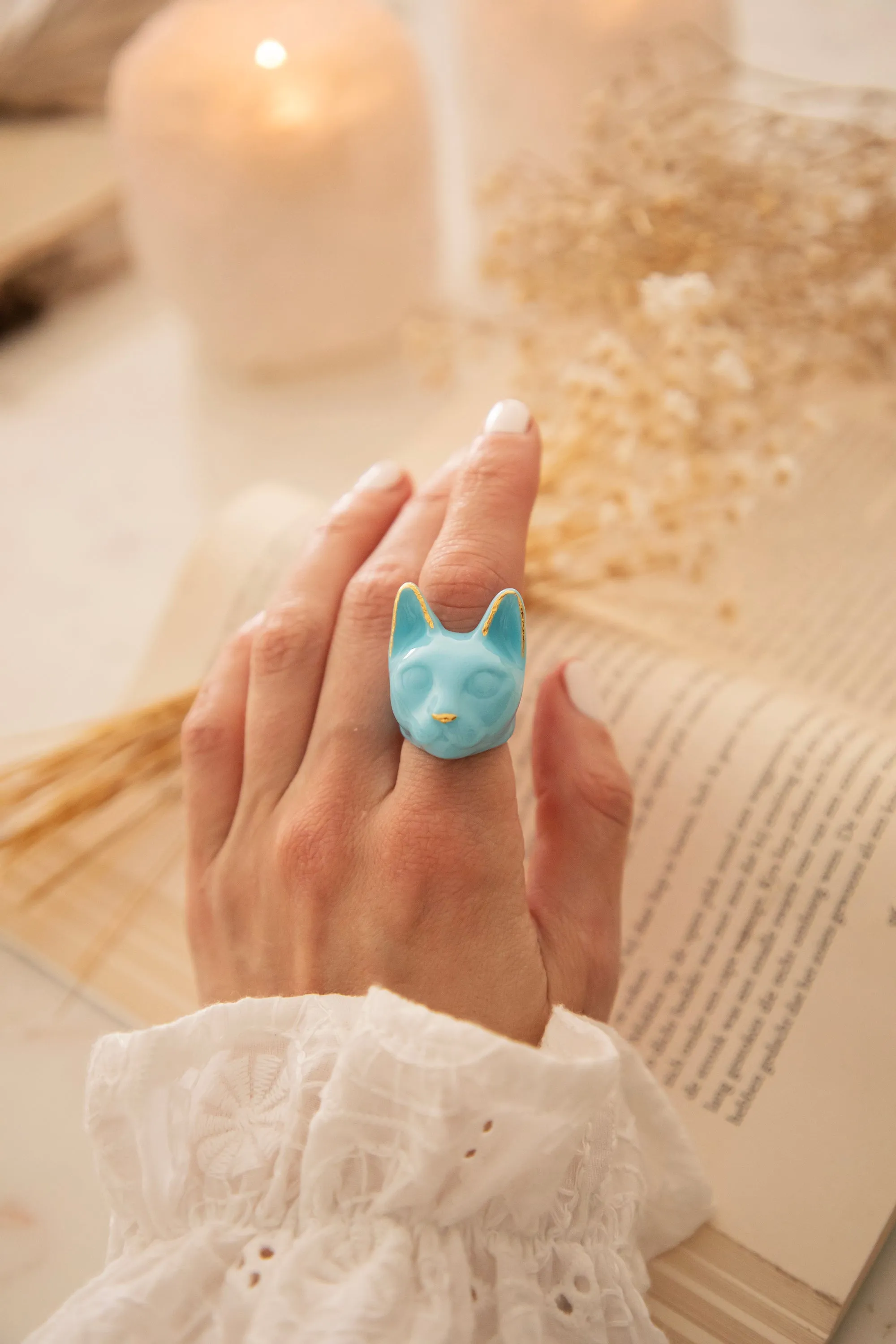 Maew Cat Blue - Ring