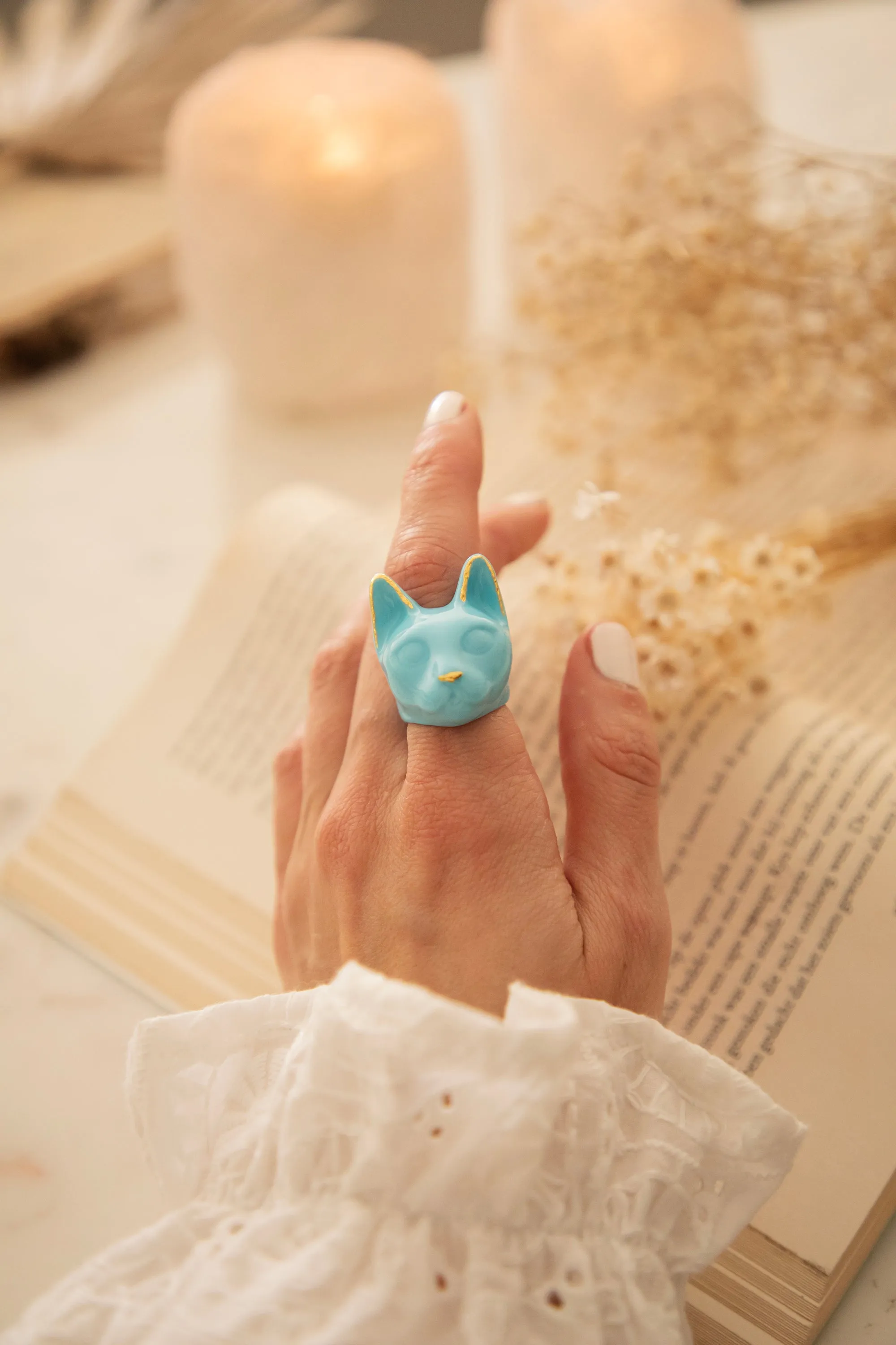 Maew Cat Blue - Ring