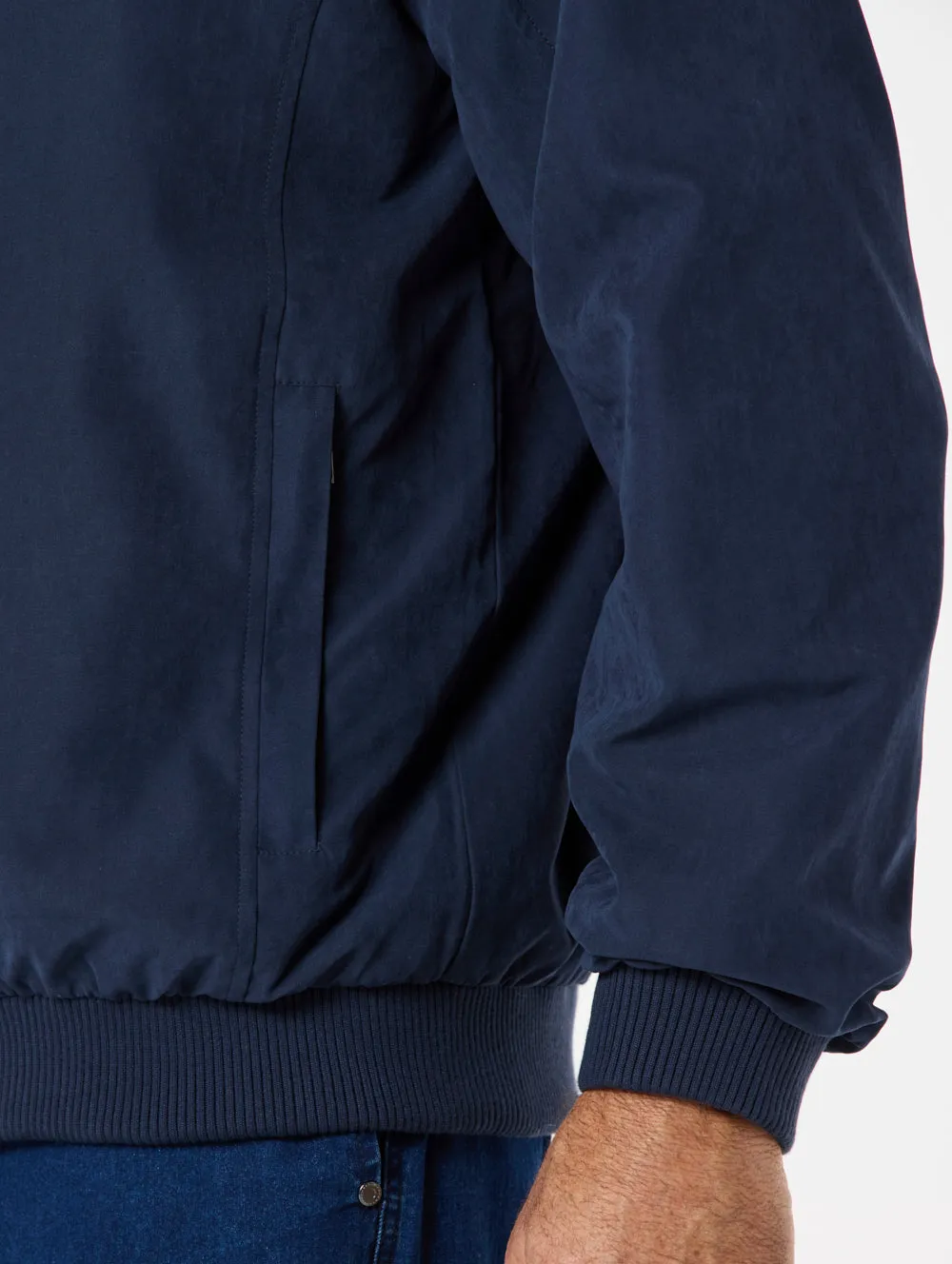 Microfibre Bomber Jacket
