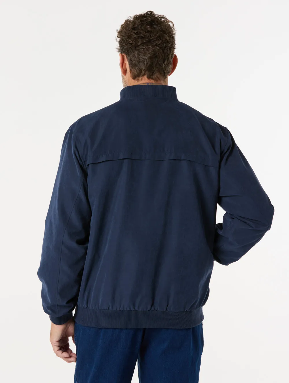 Microfibre Bomber Jacket