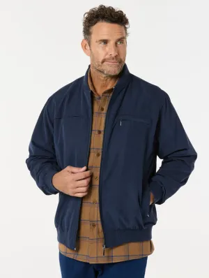 Microfibre Bomber Jacket