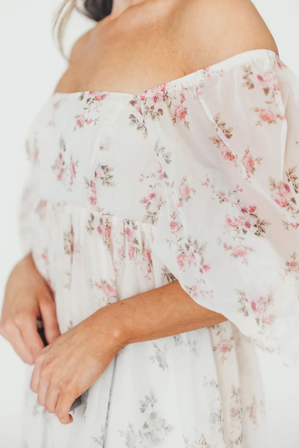Mona Maxi Dress in Pink Floral *PRE-ORDER*