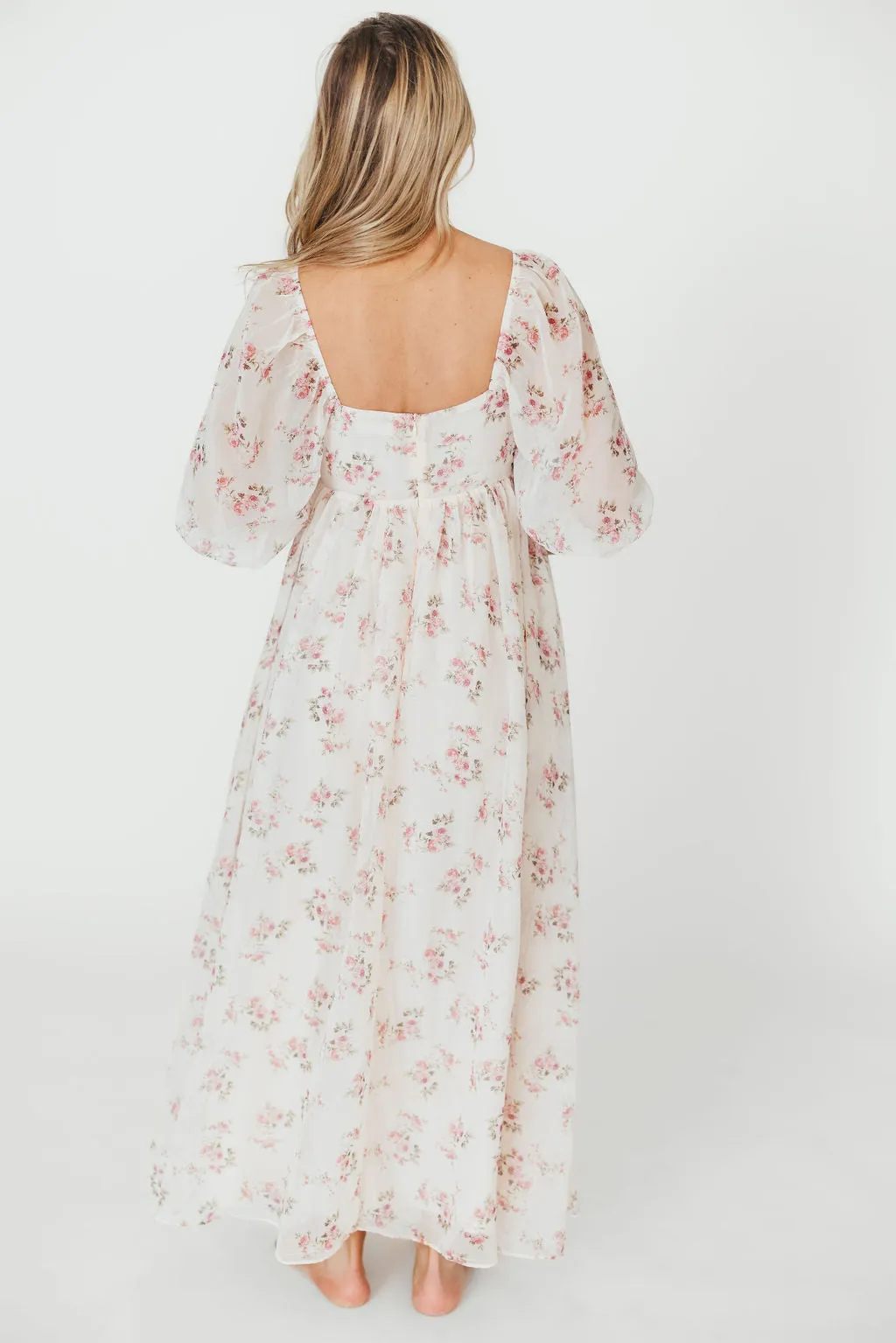 Mona Maxi Dress in Pink Floral *PRE-ORDER*