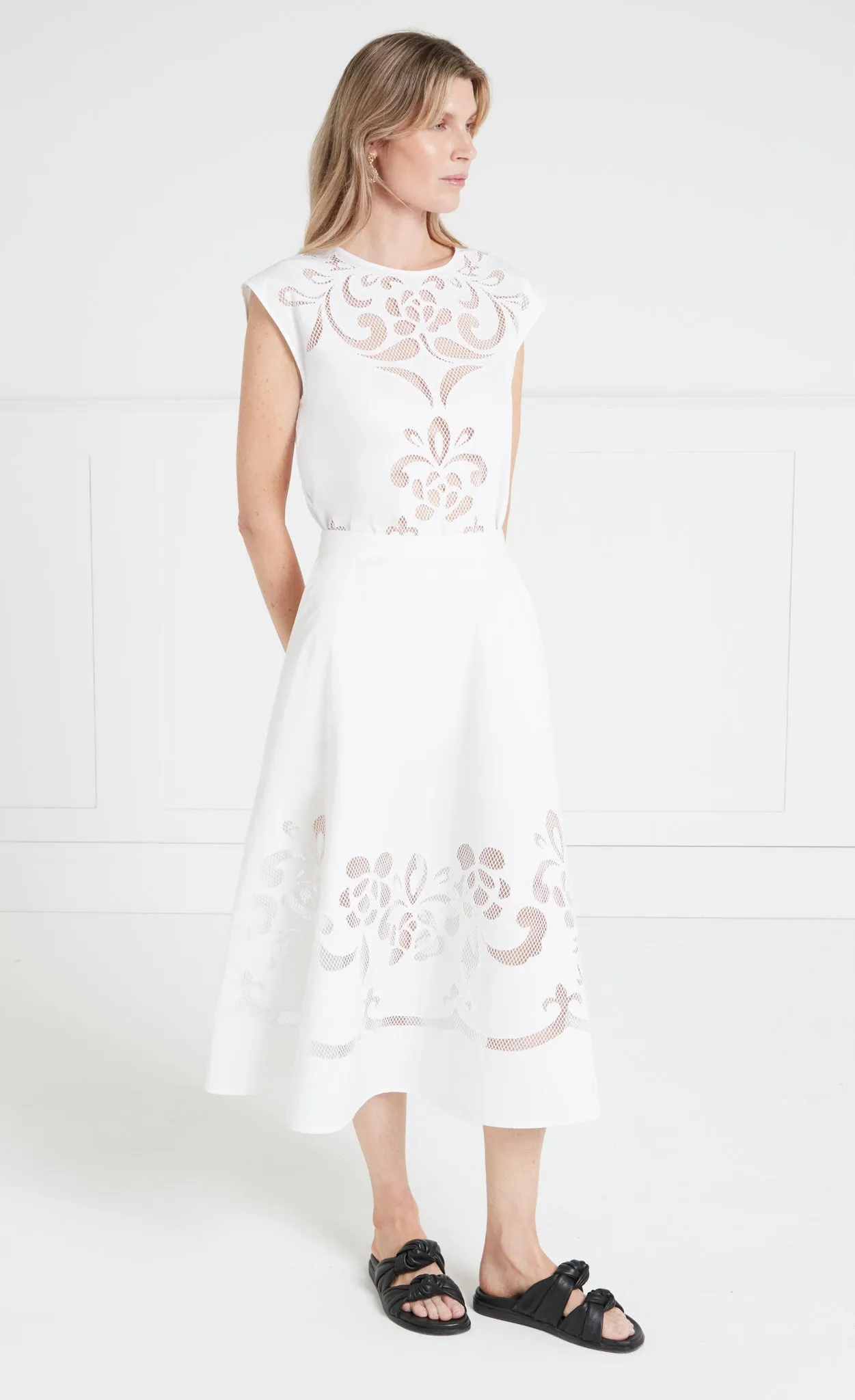 Nelle Skirt - White