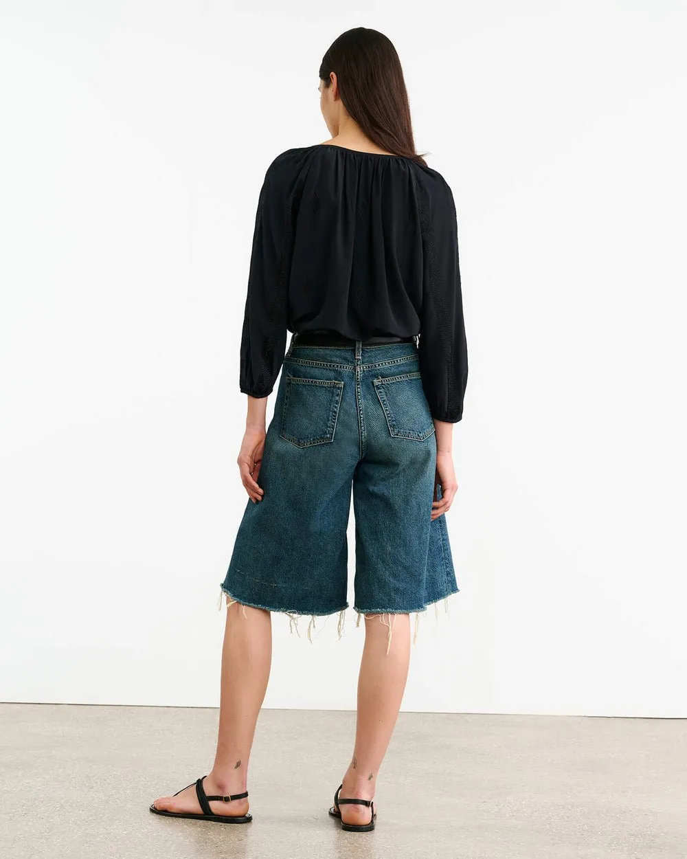 Nili Lotan - Alona Jean Short in Simon Wash