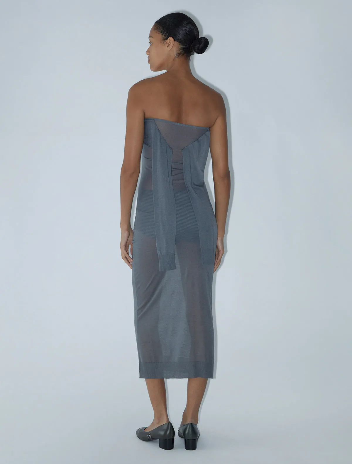 no 2397 / Folded V-Neck Dress