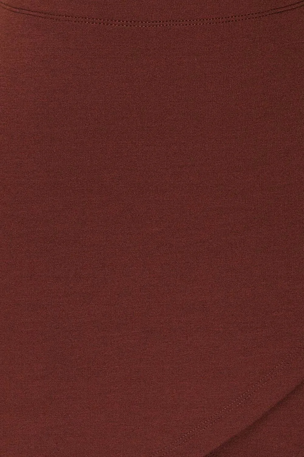Olecko Brun | Brown Wrap Skirt