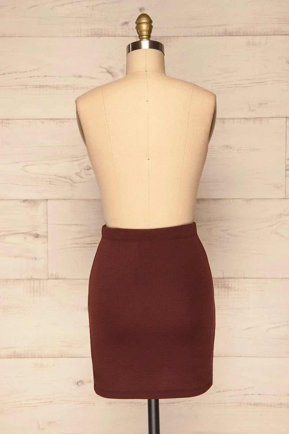 Olecko Brun | Brown Wrap Skirt