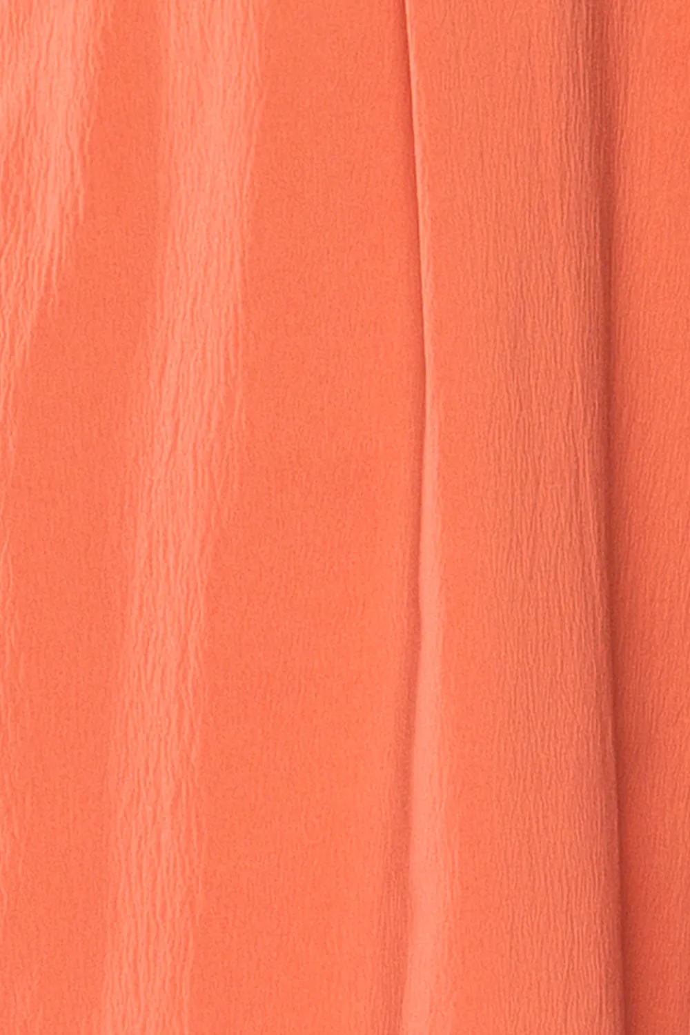 Osaka Coral | V-neck Palazzo Jumpsuit w/ Open-back