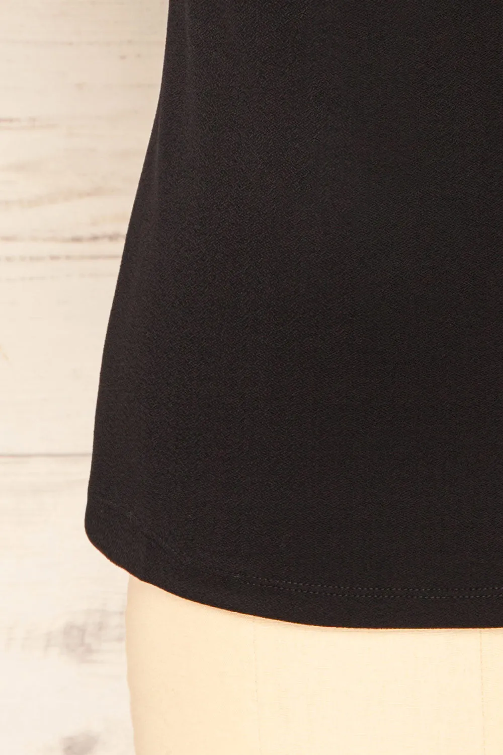 Partye Black | Cowl Neck Cami Top