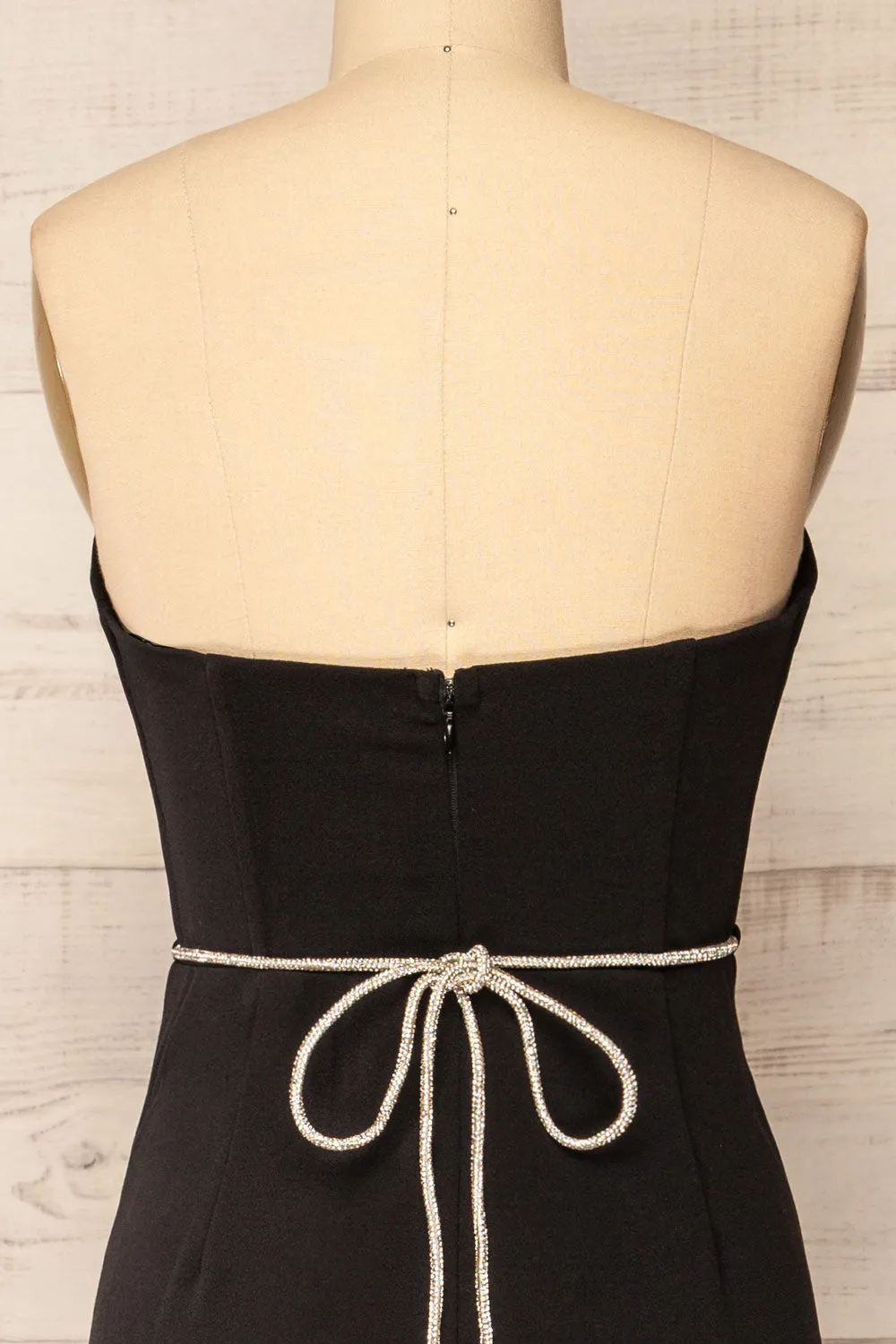 Paterna | Fitted Strapless Midi Dress