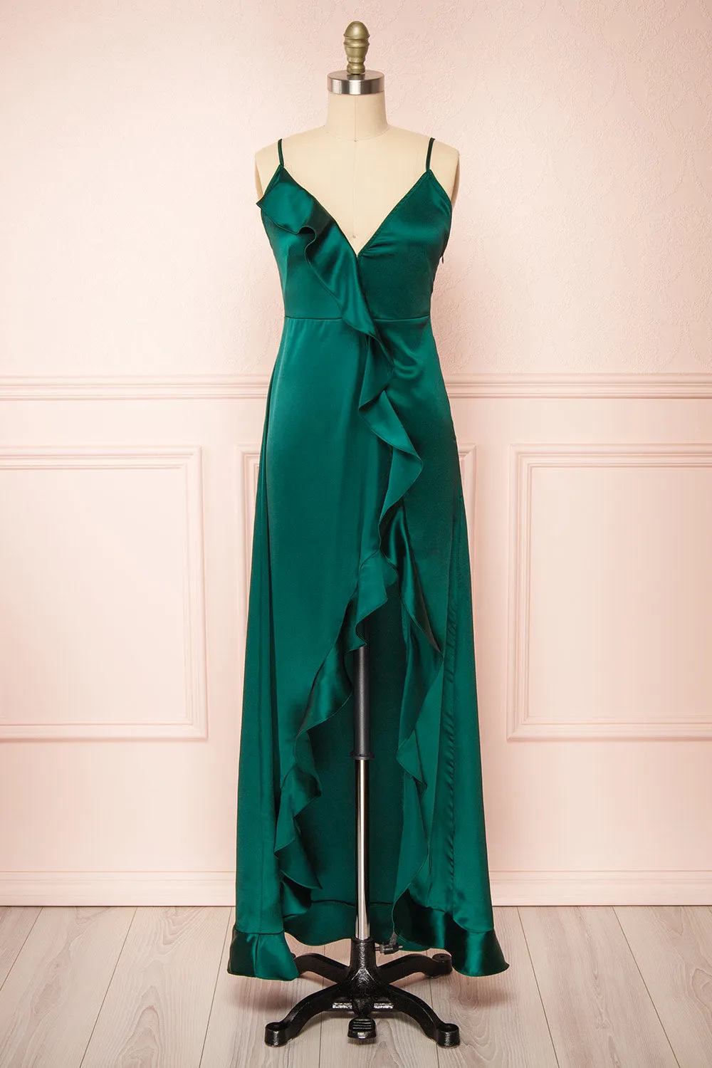 Patricia Green | Backless Dress w/ Ruffles