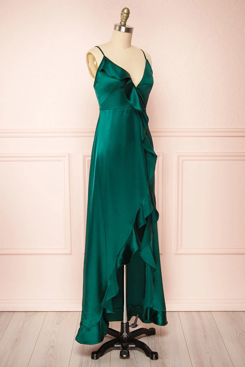 Patricia Green | Backless Dress w/ Ruffles