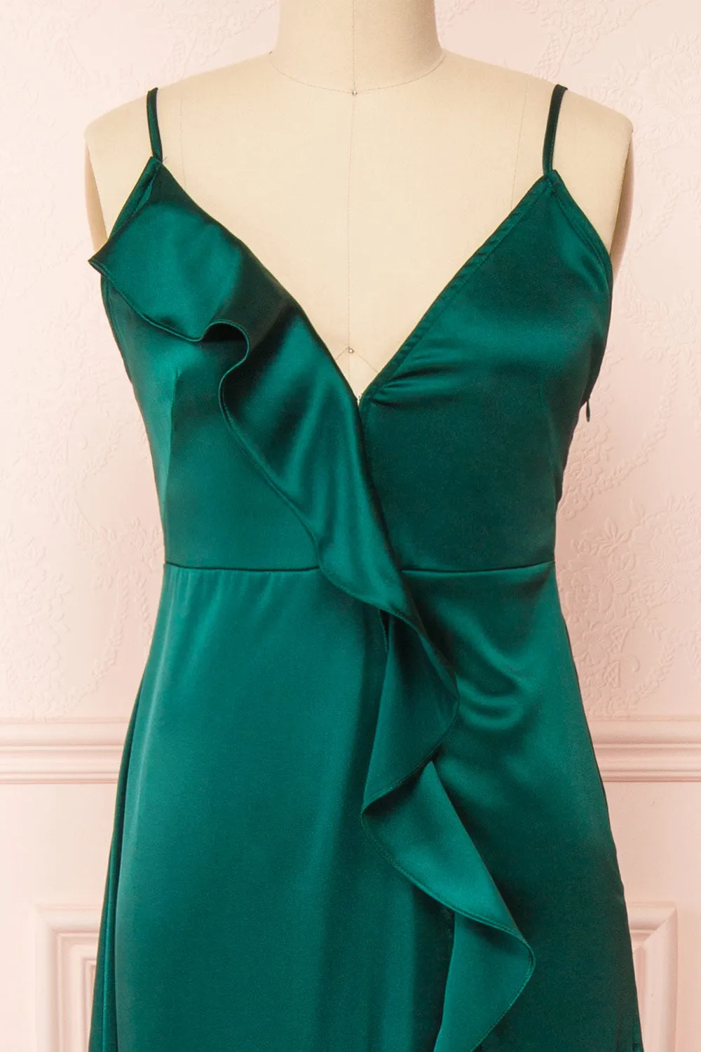 Patricia Green | Backless Dress w/ Ruffles