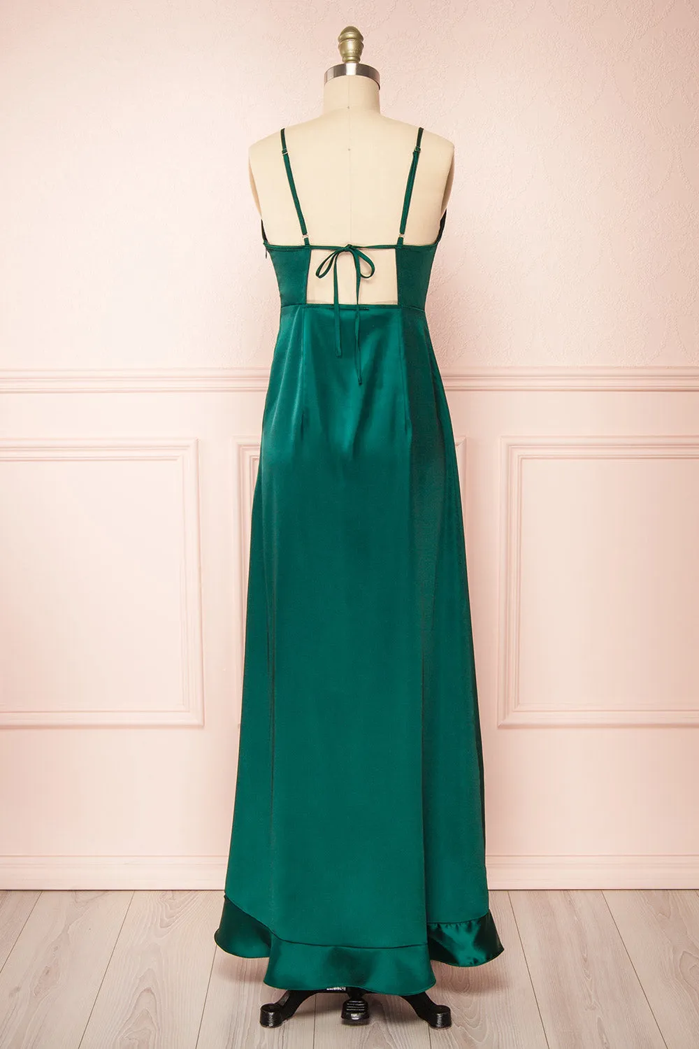 Patricia Green | Backless Dress w/ Ruffles