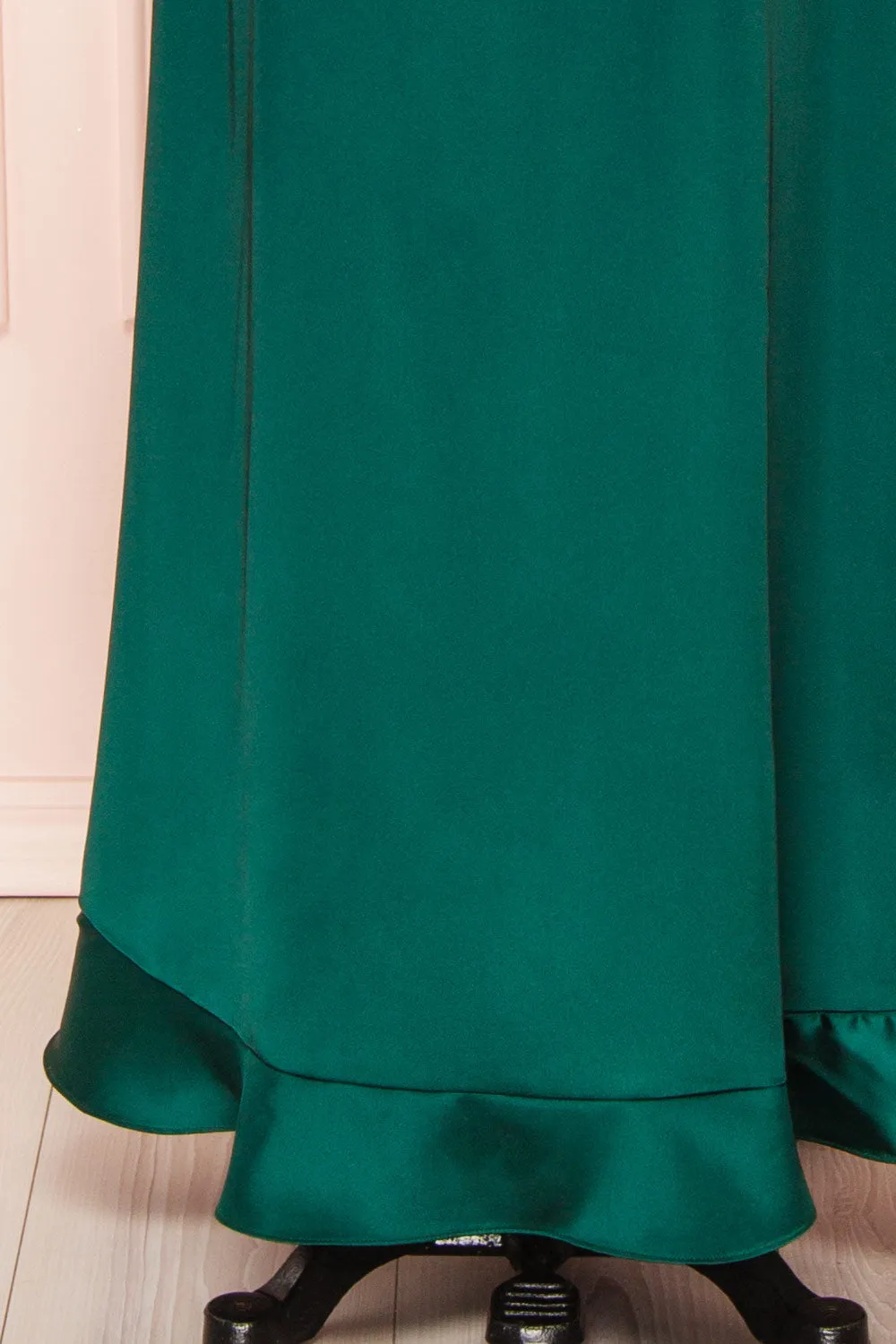 Patricia Green | Backless Dress w/ Ruffles