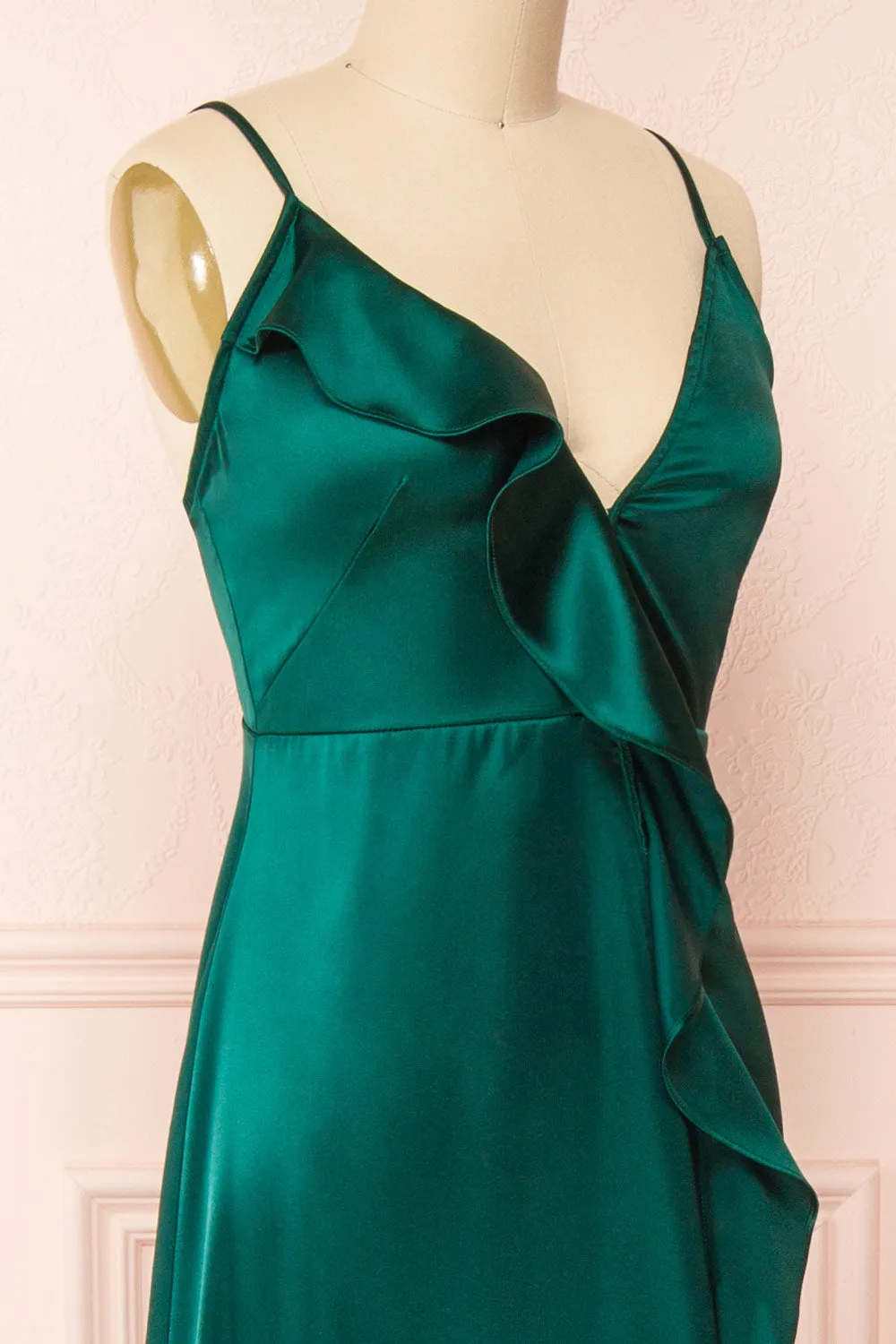Patricia Green | Backless Dress w/ Ruffles