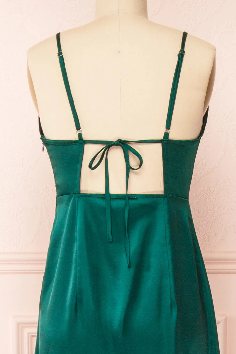Patricia Green | Backless Dress w/ Ruffles