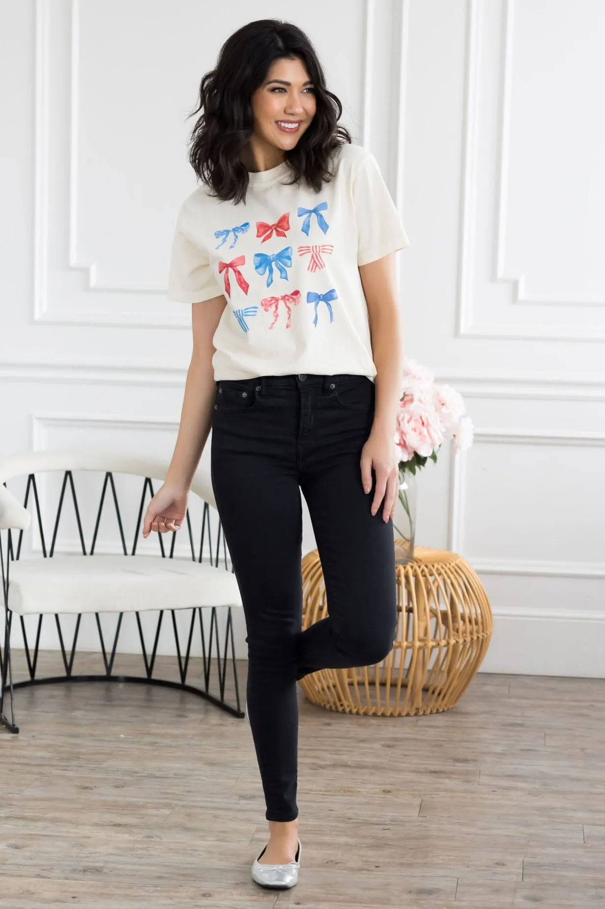 Patriotic Bows Graphic Tee