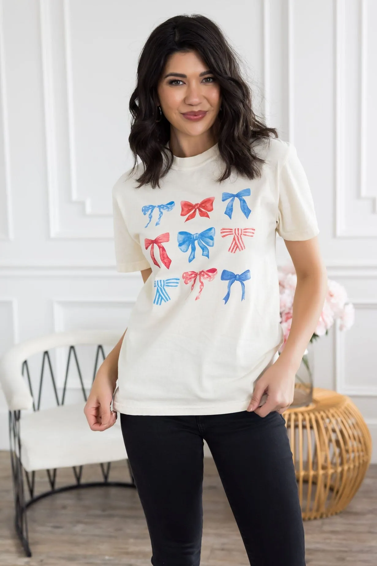 Patriotic Bows Graphic Tee