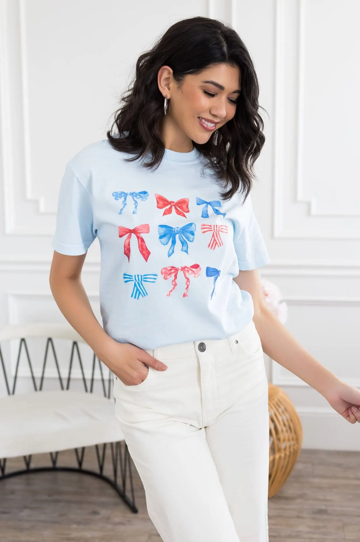 Patriotic Bows Graphic Tee